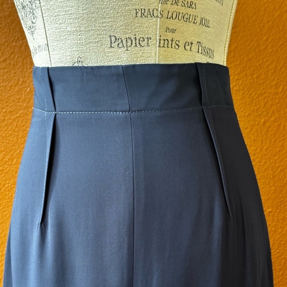 Cushnie High Waist Pencil Skirt In Navy Blue Size 12 Amazing Condition! - Picture 6 of 11